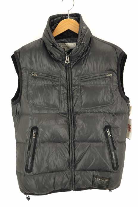 DIESEL（ディーゼル） ニット切替ダウンベスト メンズ アウター