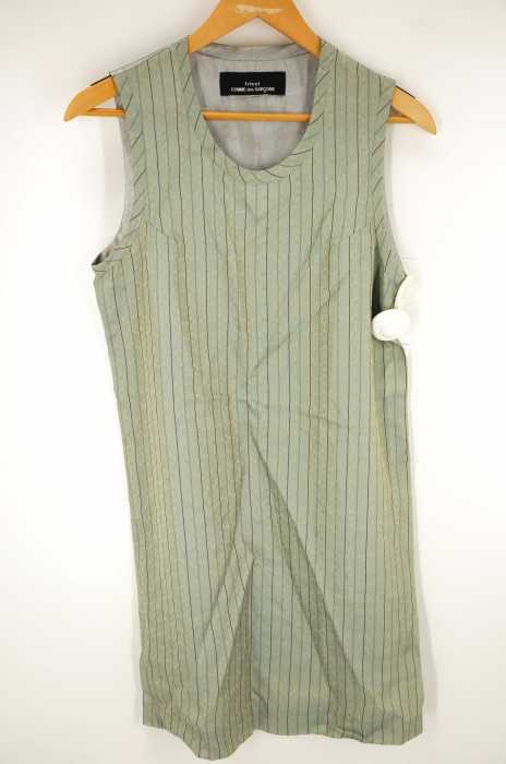 tricot COMME des GARCONS （トリココムデギャルソン） AD1995 95SS 切替キュプラノースリーブワンピース レディース ワンピース