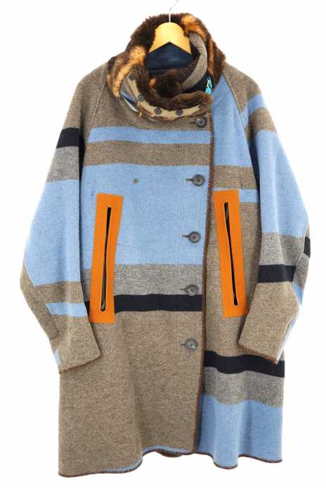 kolor（カラー） O ff-centre Button Coat オフセンターボタンコート レディース アウター