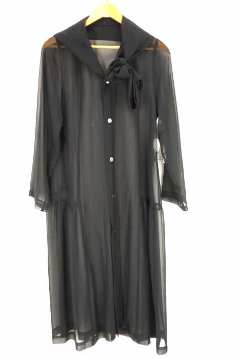 robe de chambre COMME des GARCONS（ローブドシャンブルコムデギャルソン） シースルーオーガンジーワンピース レディース ワンピース