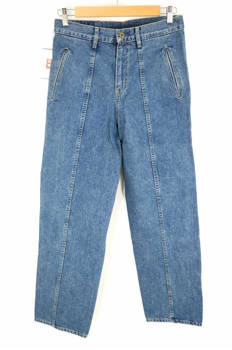 MIN （マイン） DENIM SLACKS STRAIGHT TAPERED デニムスラックステーパードパンツ メンズ パンツ