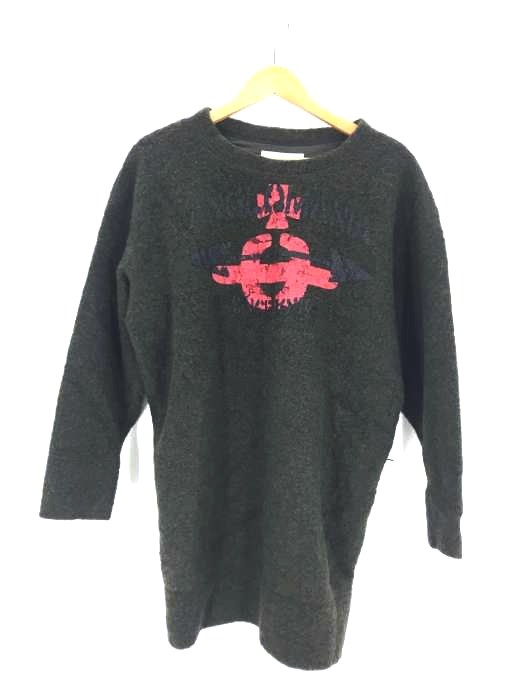 Vivienne Westwood ANGLOMANIA（ヴィヴィアンウエストウッド アングロマニア） フロントオーブロゴウールニット レディース トップス