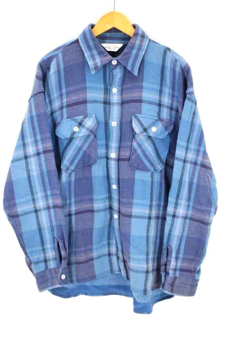 UNUSED（アンユーズド） check nel shirt メンズ トップス