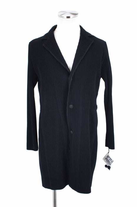 HOMME PLISSE ISSEY MIYAKE () 2015 アコーディオンプリーツロングテーラードジャケット メンズ アウター