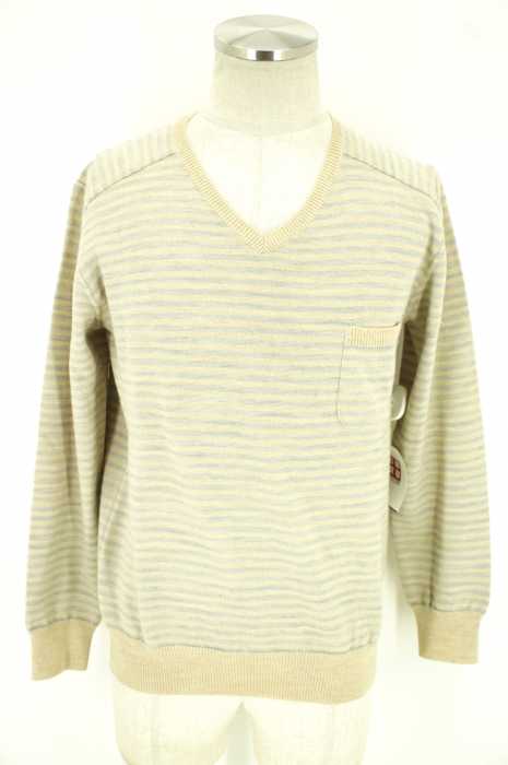 nonnative （ノンネイティブ） ボーダーVネックポケットプルーバー メンズ トップス