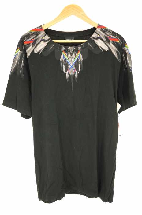 MARCELO BURLON（マルセロバーロン） フェザープリントtシャツ カットソー メンズ トップス