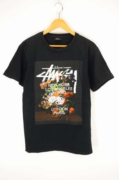 STUSSY (ステューシー) ワールドツアー プリント半袖Tシャツ メンズ トップス