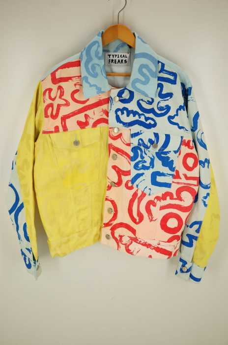 TYPICAL FREAKS（ティピカルフリークス） MULTI ART DENIM JACKET メンズ アウター
