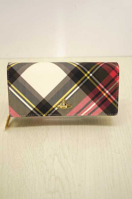 Vivienne Westwood LONDON（ヴィヴィアンウエストウッドロンドン） 2016年モデル　DERBY　ダービー　チェック柄長財布 レディース 財布・ケース