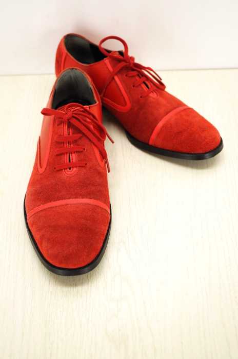 COMME des GARCONS （コムデギャルソン） 01AW Beyond Taboo期　スウェード切替パンプス レディース シューズ