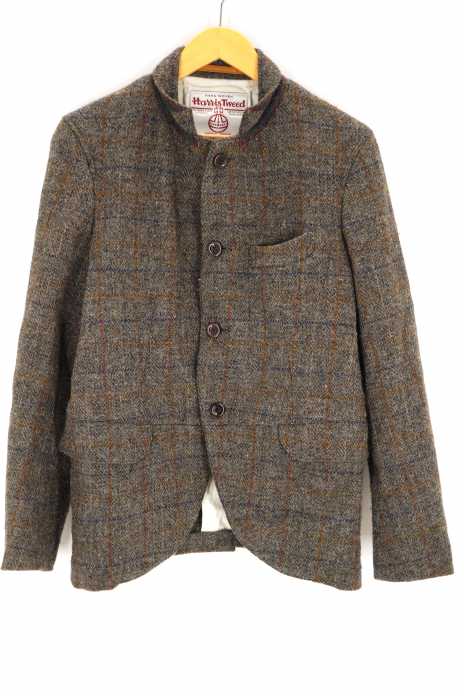 HARRIS TWEED × BEAMS(ハリスツイード ビームス) 4Bテーラードジャケット メンズ アウター
