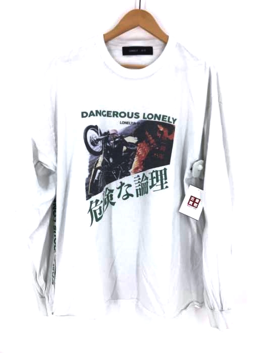 LONELY 論理（ロンリー） 危険な論理 L/S TEE メンズ トップス