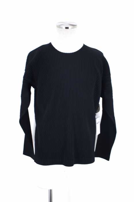 HOMME PLISSE ISSEY MIYAKE () 2015 アコーディオンプリーツクルーネック メンズ トップス