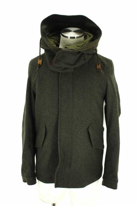 UNITED ARROWS green label relaxing （ユナイテッドアローズグリーンレーベルリラクシング） ウール混フードジャケット メンズ アウター