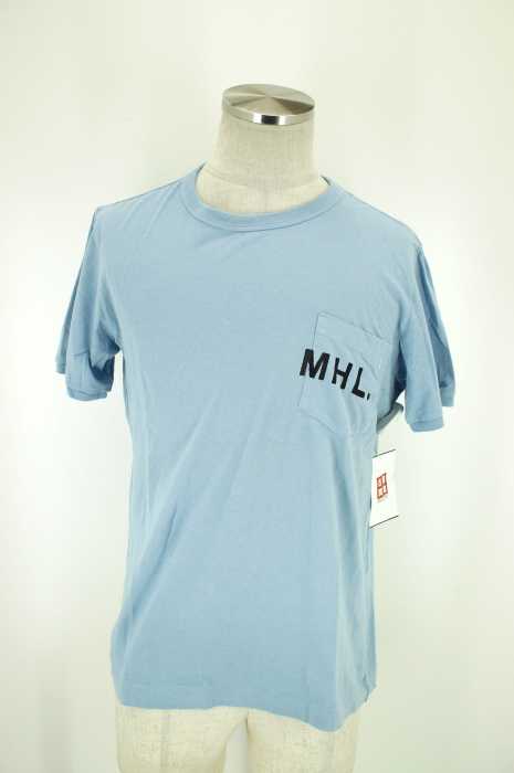 MHL. (エムエイチエル) 15SS ロゴ胸ポケットTシャツ メンズ トップス
