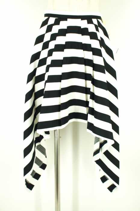 ANREALAGE (アンリアレイジ) 17SS Border Pleats Skirt スカート レディース スカート