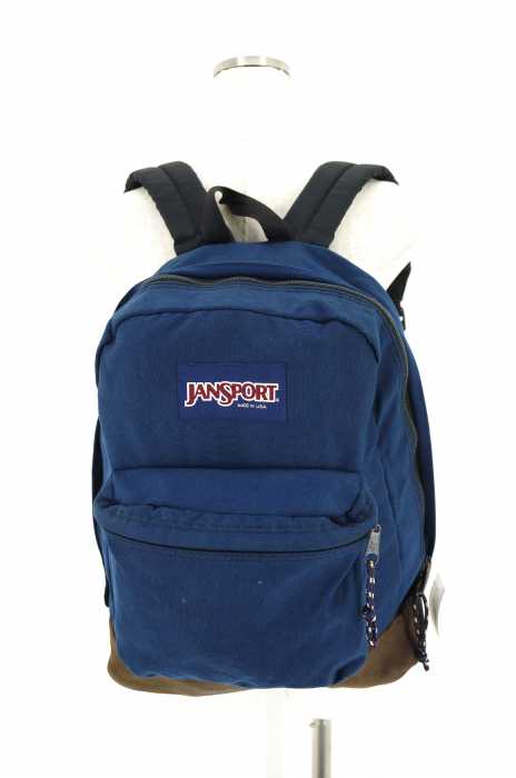 JanSport （ジャンスポーツ） レザー切替リュック レディース バッグ