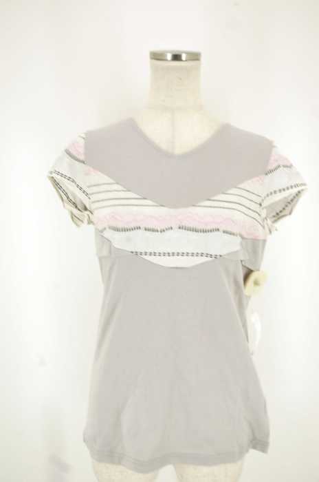 NAVY.WO （ネイビーウォ） VネックTシャツ レディース トップス