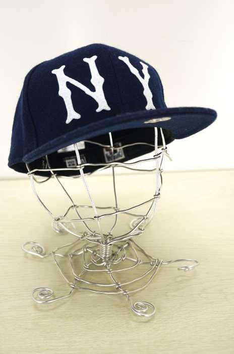 NEW ERA (ニューエラ) 6パネルNYロゴウールキャップ メンズ 帽子