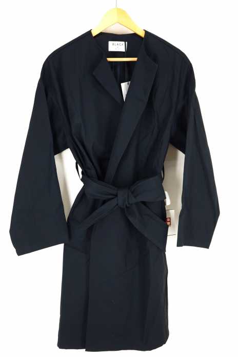 BLACK by moussy（ブラックバイマウジー） no collar plain trench レディース アウター