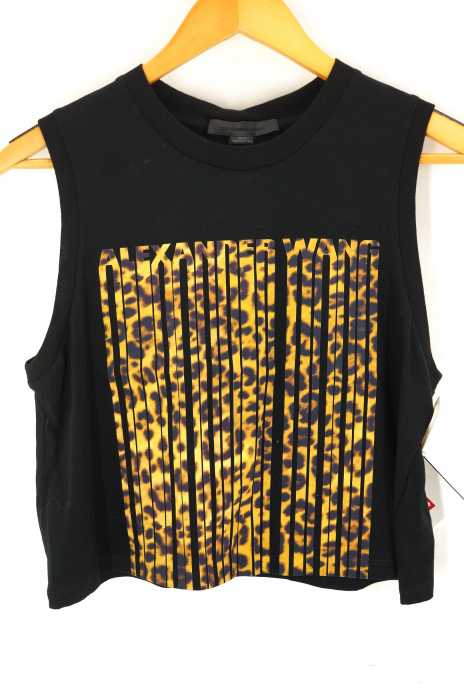 Alexander Wang （アレキサンダーワン） 18SS プリントノースリーブカットソー レディース トップス