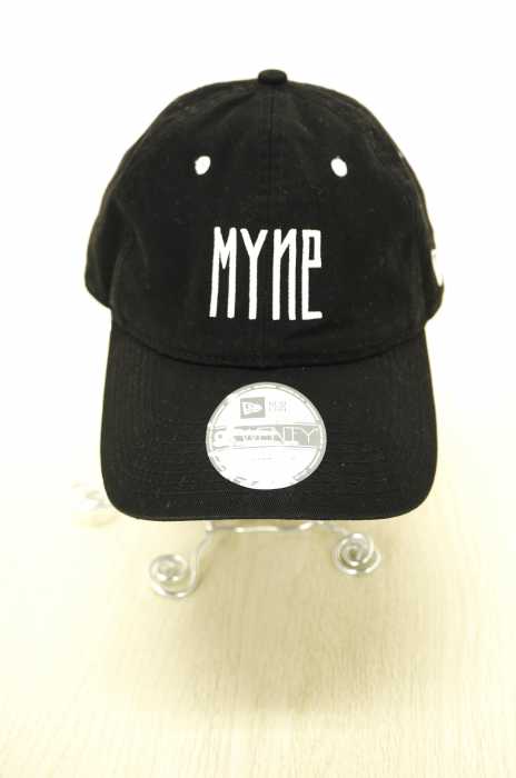mine×newera（マインニューエラ） ロゴ6パネルキャップ メンズ 帽子