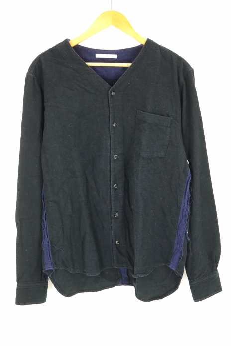 DISCOVERED(ディスカバード) V NECK SHIRT 切替 メンズ トップス