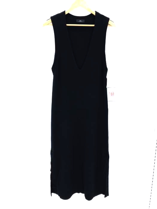 SHIPS Primary Navy Label（シップス プライマリーネイビーレーベル） Vネック ノースリーブワンピース レディース ワンピース