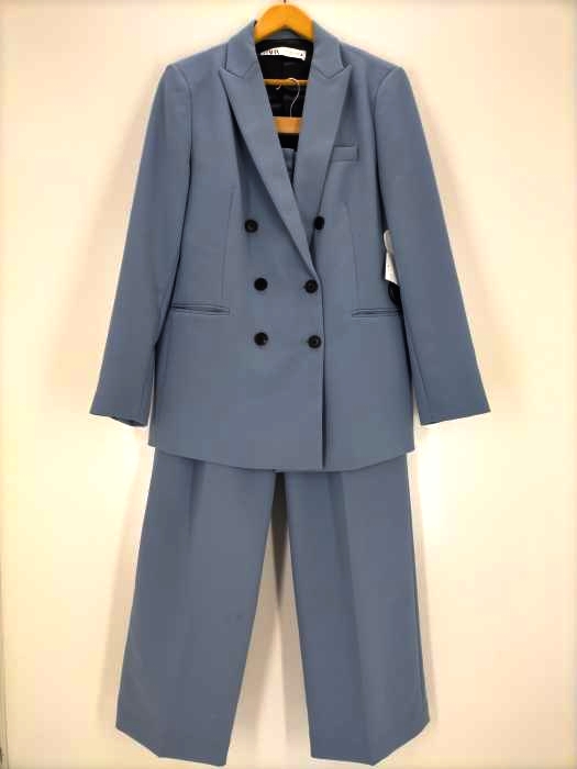 ZARA(ザラ) セットアップ ダブルテーラードジャケット 2タックワイドスラックス メンズ セットアップ