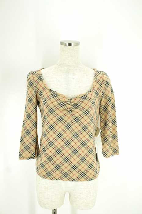 BURBERRY BLUE LABEL（バーバリーブルーレーベル） チェックカットソー レディース トップス