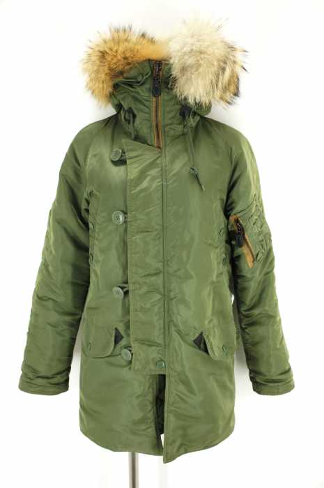 ALPHA INDUSTRIES × green （アルファインダストリーズ） N3-B フライトジャケット レディース アウター