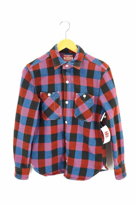 Levi's （リーバイス） ヘビーコットンチェックネルシャツ メンズ トップス