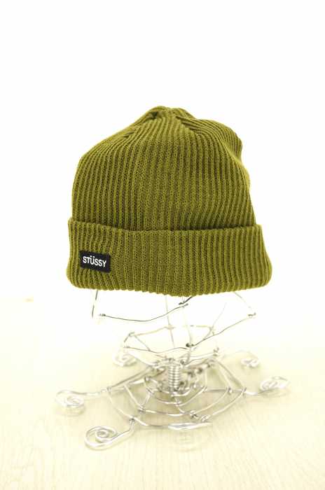 STUSSY （ステューシー） スモールロゴニットキャップ レディース 帽子