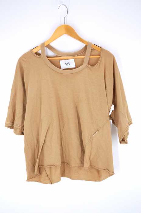 Ray BEAMS （レイビームス） サイドネックスリットTシャツ レディース トップス