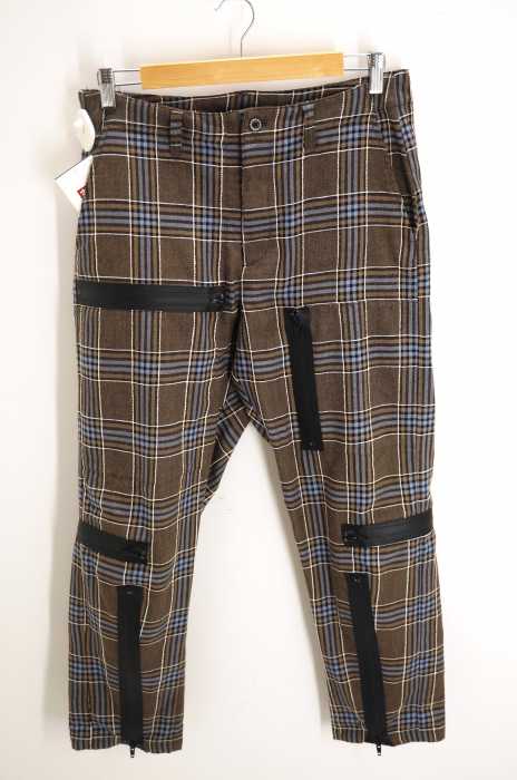 MUZE（ミューズ） PLAID PARACHUTE PANTS メンズ パンツ