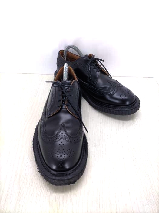 GEORGE COX（ジョージコックス） LONG WING BROGUE ウィングチップ プラットフォームシューズ メンズ シューズ