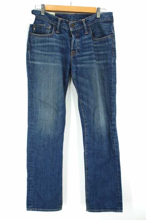 Abercrombie & Fitch （アバクロンビーアンドフィッチ） ストレートデニムパンツ メンズ パンツ