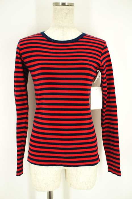 BEAMS BOY （ビームスボーイ） クルーネックボーダーTシャツ レディース トップス