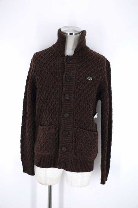 LACOSTE (ラコステ) ウールニットカーディガン メンズ トップス