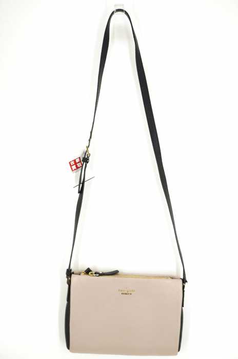 Kate spade （ケイトスペード） カウレザーダブルファスナーバイカラースクエアショルダーバッグ レディース バッグ