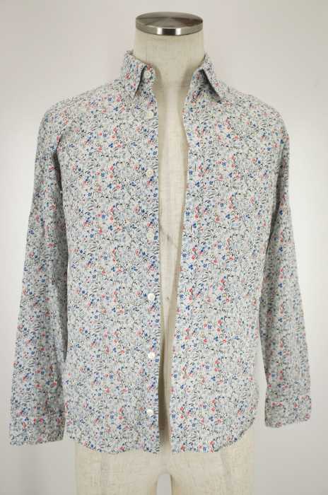 Paul Smith (ポールスミス) 15SS RABBIT FLORAL PRINT L/S SHIRT 花&ウサギ総柄シャツ メンズ トップス