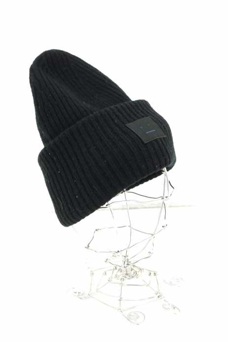 ACNE STUDIOS (アクネストゥディオズ) 17AW PANCY L FACE フェイスワッペンニットキャップ メンズ 帽子