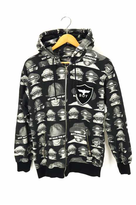 BOY LONDON（ボーイロンドン） 総柄メッセージジップアップ