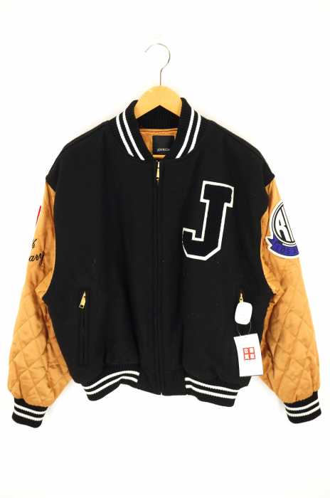 JOYRICH （ジョイリッチ） ブランド7周年 袖切り替えメルトンジップスタジャン メンズ アウター