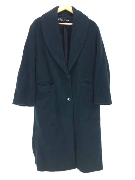 ZARA(ザラ) MANTECO ボタンレスモヘアコート レディース アウター