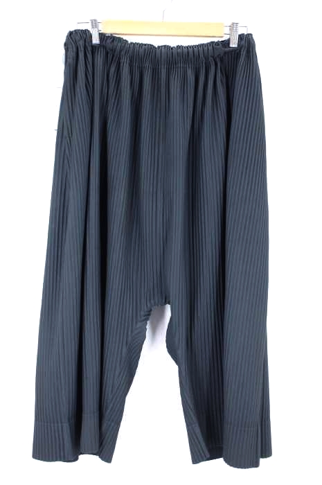 HOMME PLISSE ISSEY MIYAKE(オムプリッセ イッセイミヤケ) プリーツワイドサルエルパンツ メンズ パンツ