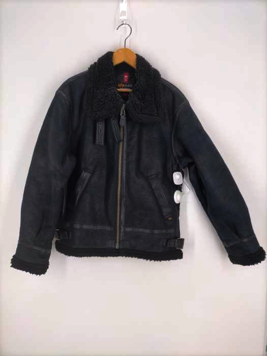 ALPHA INDUSTRIES（アルファインダストリーズ） フェイクムートンB-3ミリタリージャケット メンズ アウター