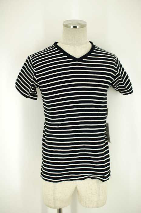 NEIGHBORHOOD（ネイバーフッド） ボーダーVネックTシャツ メンズ トップス