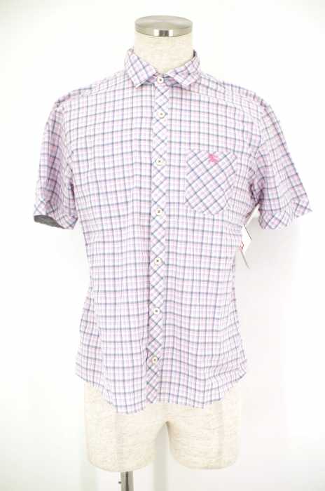 BURBERRY BLACK LABEL （バーバリーブラックレーベル） チェック柄半袖シャツ メンズ トップス