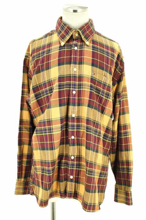 TOMMY HILFIGER （トミーヒルフィガー） チェック　ボタンダウン メンズ トップス